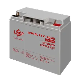 Акумулятор гелевий LPM-GL 12V - 20 Ah - мініатюра 3