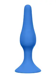 Анальна пробка Lola Toys Plug-Slim, 11.5 см (синій)