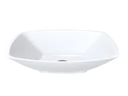 Умивальник Miraggio LEX S (0002014) Miramarble, Глянцевий, Накладний, Білий - мініатюра 3