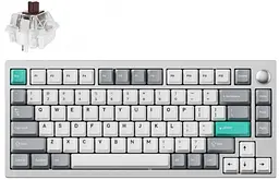 Клавіатура механічна P1 Pro 84Key, Keychron Super Brown, WL/BT/USB-A, QMK/VIA, Hot-Swap, EN Lemokey teh0013906