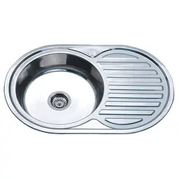 Мойка кухонная ZERIX Z7750-06-180D decor (ZX1595)