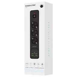 Фільтр мережевий Power Strip P-03 3 розетки 2 м Black Proove teh0024057 - мініатюра 5