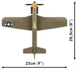 Конструктор дитячий літак Mustang P-51B COBI 5869 - мініатюра 6