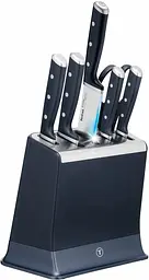 Набір ножів Tefal EverSharp Pro з блоком 6 предметів синій (K297S744) - мініатюра 3