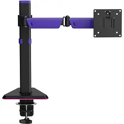 Настільне кріплення для монітора Gamepro MAG101V RGB 17`-40` Black/Violet [148276] - мініатюра 4