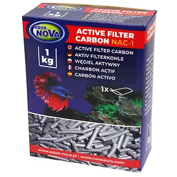 Активоване вугілля Aqua Nova Carbon 1кг (NAC-1) для акваріума з мішком - мініатюра 4