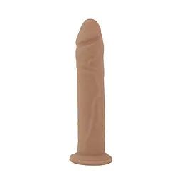 Фалоімітатор Silexd Liquid Silicone Dildo Model 2 Size 9" 22.9 см тілесний - мініатюра 3