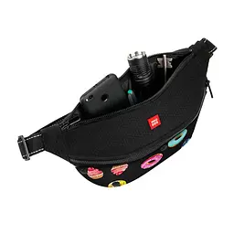 Поясна сумка-бананка для корму та аксесуарів Waudog Textile Пончики, 33х17х10 см (5696) - мініатюра 2