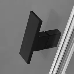 Душові двері Radaway NES Black DWJ I 90x200 права, безпечне скло, прозоре, чорна (10026090-54-01R) - мініатюра 6