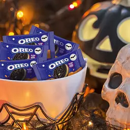 Печиво Oreo Halloween Green and Orange Creme 202г - мініатюра 6