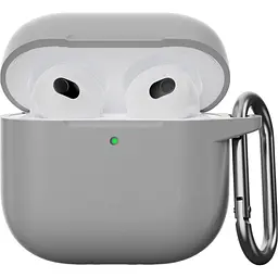Чохол ArmorStandart Hang Case для Apple AirPods 4 Light Grey (ARM81284) [118653]
