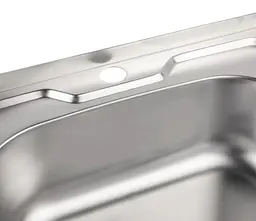 Кухонна мийка Brinex 5050 0.6 мм, врізна BRIN5050SAT06 - мініатюра 5