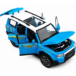Колекційна металева модель автомобіля АвтоЕксперт Toyota Land Cruiser Prado J250 з інерцією, світлом та звуком 1:24  - мініатюра 10