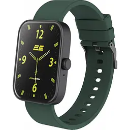 Смарт-годинник 2E Alpha SQ Music Edition 46mm Black-Green (2E-CWW40BKGN) - мініатюра 8