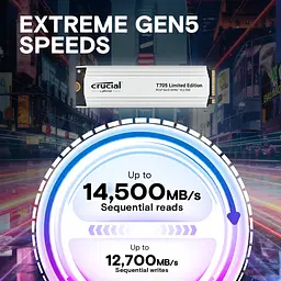 SSD-накопичувач Crucial T705 2 ТБ білий з радіатором M.2 (CT2000T705SSD5A) [175547] - мініатюра 4
