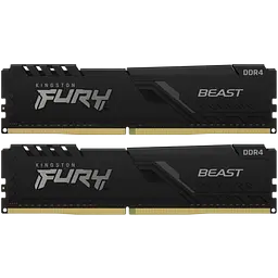 Оперативна пам'ять Kingston Fury 64GB (2x32GB) DDR4 3600MHz Beast Black (KF436C18BBK2/64)