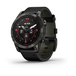 Смарт-годинник Garmin Epix Pro 2 Sapphire 47 mm Carbon G. DLC Tit. with B. Leather Band (010-02803-30) - мініатюра 9