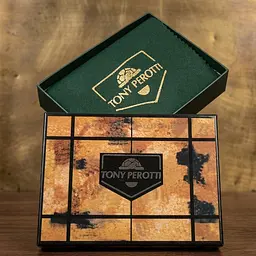 Ключниця Tony Perotti Arno з натуральної шкіри crazy horse 3350 (90397) Синя - мініатюра 8