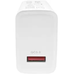 Зарядний пристрій швидкий Havit HV-UC1015 USB 18W 3.1A QC3.0 white (HV-UC1015) - мініатюра 2
