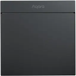 Бездротовий вимикач Aqara H1M Smart Switch Wireless Zigbee 3.0 Apple HomeKit 1 клавіша темно-сірий (WXKG21LM)
