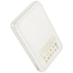 Портативний ЗП Power Bank Hoco J141 Grace PD20W з БЗП 10000 mAh Milky White - мініатюра 2
