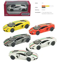 
Модель легкова LAMBORGHINI AVENTADOR LP-700-4 KT5355FW металева інерційна відчиняються двері - мініатюра 6