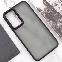 Чохол Epik TPU+PC Lyon Frosted для Xiaomi Redmi Note 11 Global/Note 11S Black - мініатюра 4