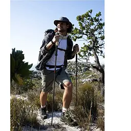 Трекінгова палиця Naturehike NH20DS003 135 см чорний/червоний - мініатюра 2
