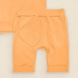 Комплект футболка і шорти Orange зріст 74 см (6 - 9 місяців) Malena Жовтогарячий - мініатюра 3