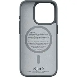 Чохол-накладка Njord Fabric MagSafe Case Dark Grey для iPhone 15 Pro (NA53FA09) - мініатюра 4
