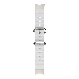 Силіконовий ремінець Ocean band Xiaomi Mi Band 8 White