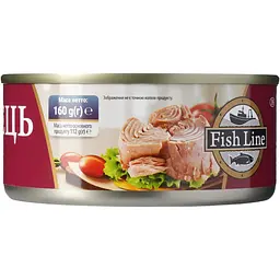 Тунець Fish Line в олії 160 г - мініатюра 2
