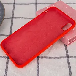 Чохол Silk Full Protective (AA) NO LOGO для Apple iPhone X / XS (5.8") Червоний / Red - мініатюра 3