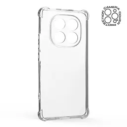 Прозрачный чехол для Xiaomi Redmi Note 15 4G/Note 15 5G Poco M8 5G с защитой камеры и усиленными бортами, тонкий, силиконовый, бесцветный, ударопрочный, противоударный бампер с закрытой камерой, ArmorStandart (ARM89675) - мініатюра 2
