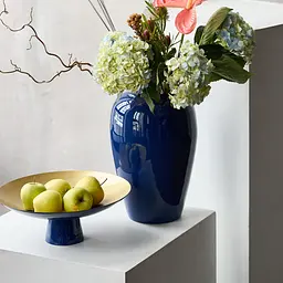 Ваза MBM HOME Елізіум залізна глибокий синій золотий 230х230х350 мм (VB-04 DEEP BLUE/GOLD) - мініатюра 16