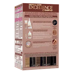 Стійка крем-фарба для волосся L'Oreal Paris Excellence Crème Universal Nudes 1U Універсальний чорний 192 мл - мініатюра 2