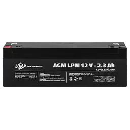 Акумулятор AGM LPM 12V - 2.3 Ah - мініатюра 4