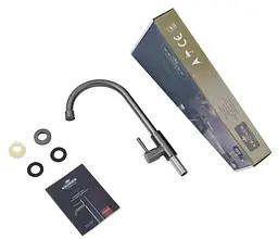 Кран на одну воду Kroner KRP Edelstahl Klassisch - SCH098PVD (CV032174) - мініатюра 8