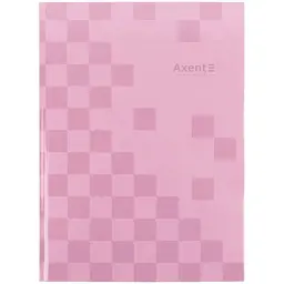 Книга записна Axent A4 Mosaic, 96 аркушів, клітинка, рожева (8427-3-A)