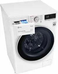 Прально-сушильна машина LG F4V5TG0W, 8кг (5кг), 1400, A, Пар, глибина 56см, Дисплей, Інвертор, Білий (F4V5TG0W) - мініатюра 8