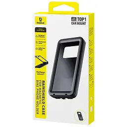 Веломото-кейс для смартфона PrimeTrip VB1 RainShield 6.9" (C0013D) Cosmic Black Baseus teh0029853 - мініатюра 3