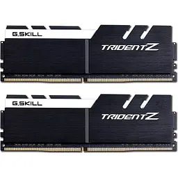 Модуль пам'яті DDR4 G.Skill Trident Z Black/White 2x16 GB 3200MHz [F4-3200C16D-32GTZKW] [102455] - мініатюра 2