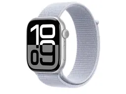 Смарт-годинник Apple Watch Series 10 GPS + Cellular 42mm Silver Aluminum Case w. Blue Cloud S. Loop (MWX53)