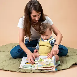 Розвиваюча м'яка книжка Taf Toys  Бізібук зайченятка (13355) - мініатюра 9