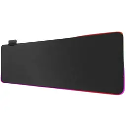 Килимок для миші комп'ютера з rgb підсвічуванням Choice 300х800 мм чорний