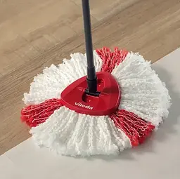 Змінна насадка для швабри Vileda Turbo Microfibre 2in1 – 2 шт. у комплекті, мікрофібра, машинне прання - мініатюра 4