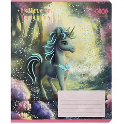 Упаковка зошитів ZiBi Kids Line Unicorn 12 аркушів в лінію 25 шт. (ZB25.1752L) - мініатюра 3