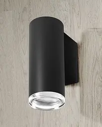 Бра, настінний світильник Goldlux 324764 Turyn GU10 1x10W IP44 BK - мініатюра 2
