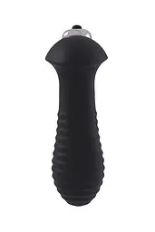 Анальна пробка з вібрацією Dream Toys Spiral Plug 9 см (чорний) - мініатюра 3