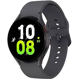 Смарт-годинник Samsung Galaxy Watch 5 40mm BT (1.20", 396x396, 16 GB, Watch OS, BT 5.2) Graphite (Grade C) Seller Refurbished